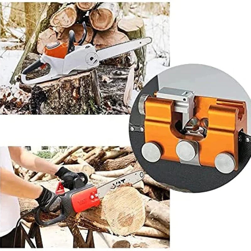 🔥🔥🔥Chainsaw Chain Sharpening Jig – Fast & Precise Sharpening Tool